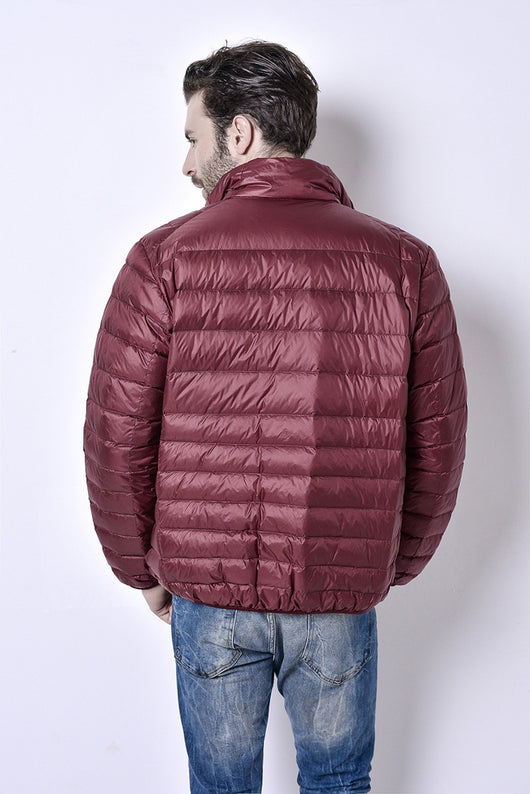 Chaqueta de plumas ligera con cuello ajustado - Image 5