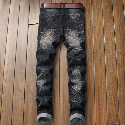 Pantalón Slim con Detalles Rotos para Hombre - Image 11