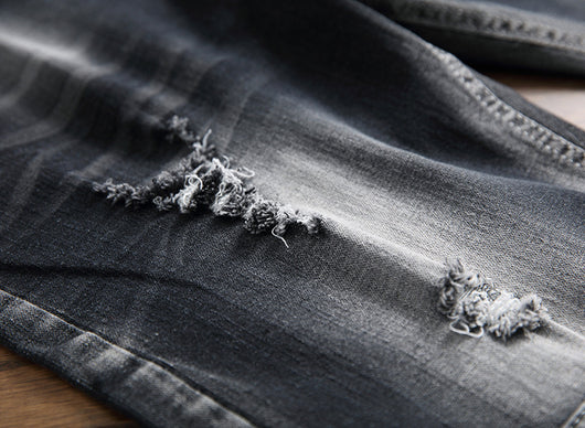 Pantalón Slim con Detalles Rotos para Hombre - Image 13