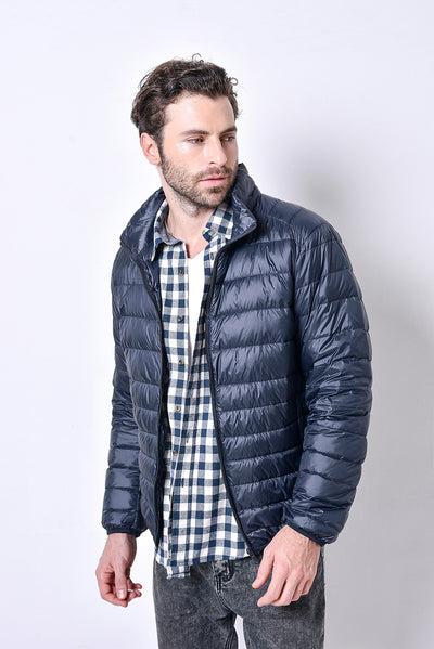 Chaqueta de plumas ligera con cuello ajustado - Image 13