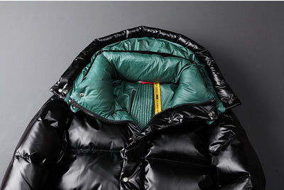 Chaqueta Acolchada Brillante para Parejas - Estilo Moderno y Cálido - Image 12