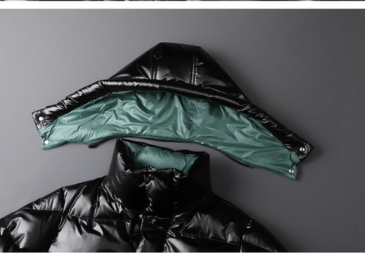 Chaqueta Acolchada Brillante para Parejas - Estilo Moderno y Cálido - Image 13
