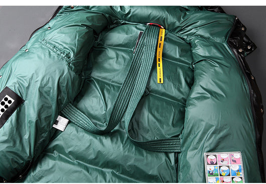 Chaqueta Acolchada Brillante para Parejas - Estilo Moderno y Cálido - Image 14