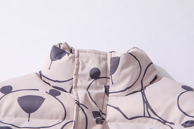 Abrigo Acolchado de Algodón Little Bear para Amantes de la Moda - Image 11