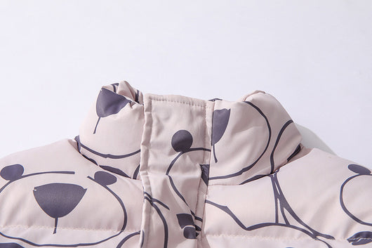 Abrigo Acolchado de Algodón Little Bear para Amantes de la Moda - Image 11
