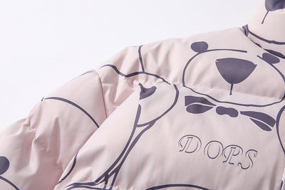 Abrigo Acolchado de Algodón Little Bear para Amantes de la Moda - Image 12