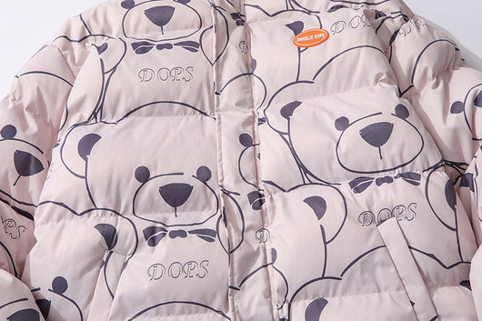 Abrigo Acolchado de Algodón Little Bear para Amantes de la Moda - Image 13