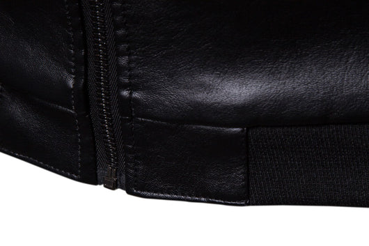 Abrigo de Cuero con Capucha Estilo Británico para Hombre - Image 13