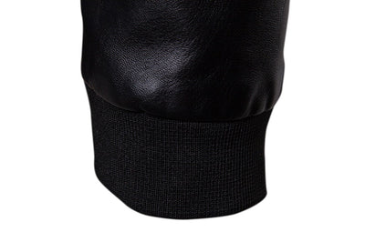 Abrigo de Cuero con Capucha Estilo Británico para Hombre - Image 14