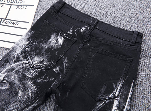 Jeans con Estampado de Lobo - Image 16