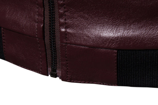 Abrigo de Cuero con Capucha Estilo Británico para Hombre - Image 18