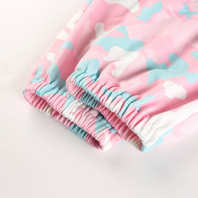 Pantalones Cargo Camuflado Algodón Rosa y Gris - Image 6