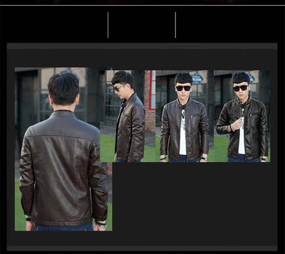 Chaqueta Slim Fit con Cuello Alto y Cierre - Image 11