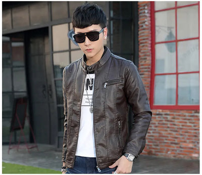 Chaqueta Slim Fit con Cuello Alto y Cierre - Image 17