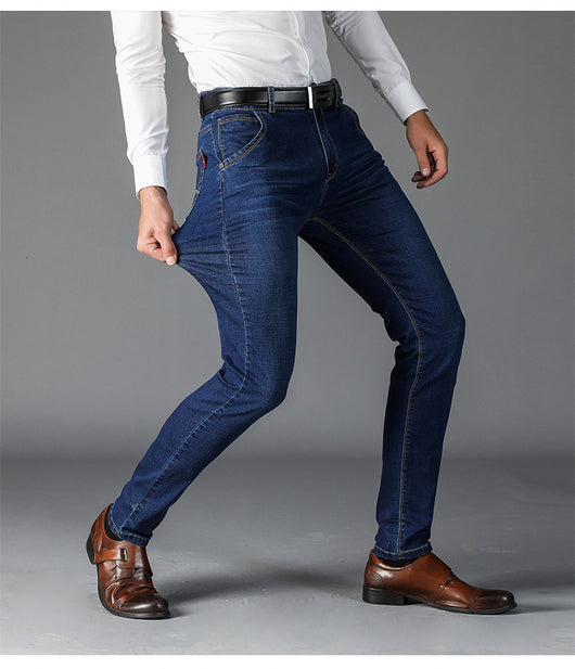 Pantalones Vaqueros Stretch Slim Straight para Hombre - Image 6