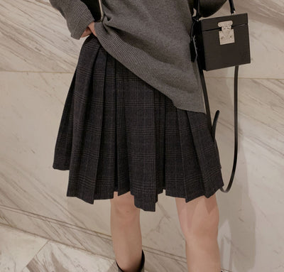 Falda Plisada Tipo A Niña - Elegante y Versátil - Image 26