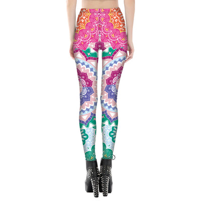 Leggings Mandalas Psicodélicos de Colores - Image 8