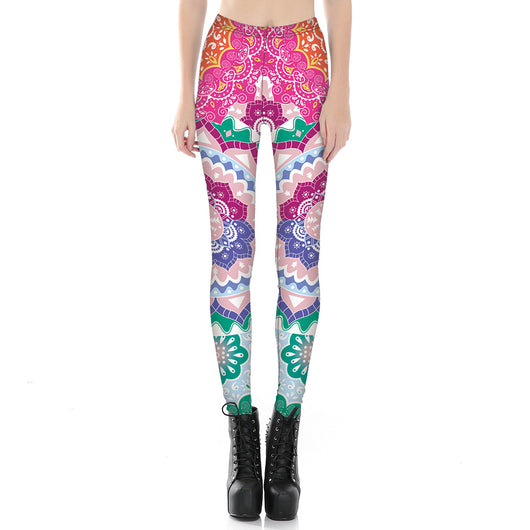 Leggings Mandalas Psicodélicos de Colores - Image 9