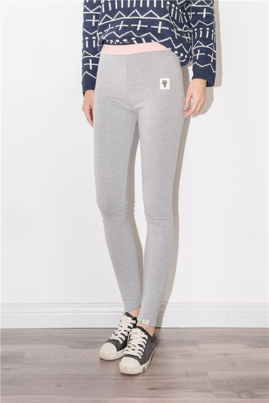 Leggings Mujer Algodón Gato Cintura Alta Talla Grande Primavera - Image 9