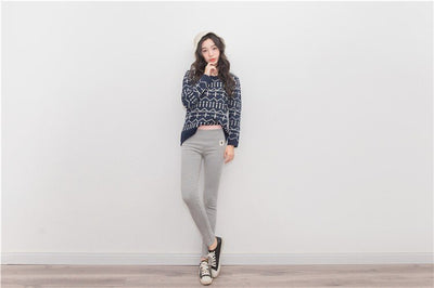 Leggings Mujer Algodón Gato Cintura Alta Talla Grande Primavera - Image 10