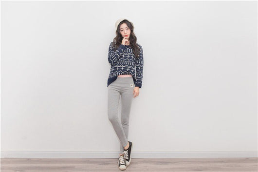 Leggings Mujer Algodón Gato Cintura Alta Talla Grande Primavera - Image 10