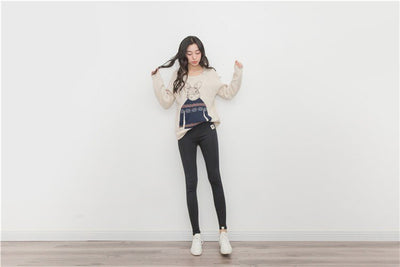Leggings Mujer Algodón Gato Cintura Alta Talla Grande Primavera - Image 23