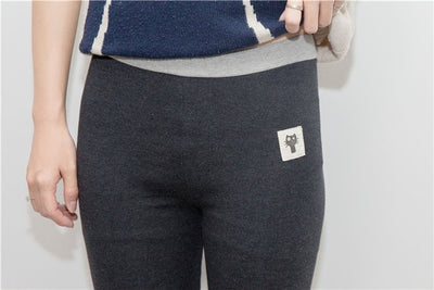 Leggings Mujer Algodón Gato Cintura Alta Talla Grande Primavera - Image 25