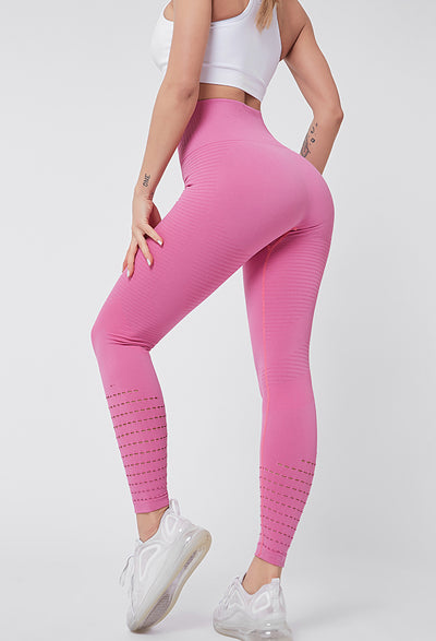 Pantalones de yoga con detalles recortados para mujer - Image 9