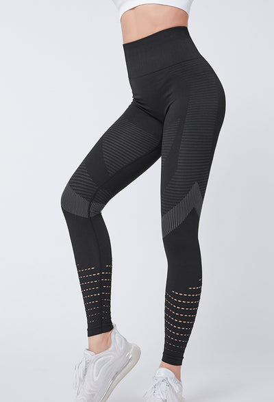 Pantalones de yoga con detalles recortados para mujer - Image 15