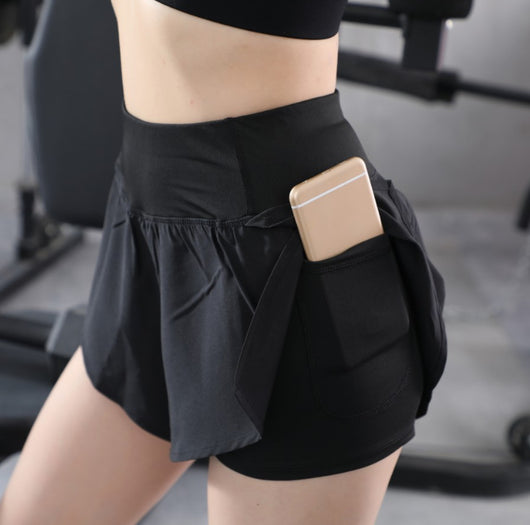 Pantalones Deportivos de Secado Rápido con Efecto Dos Piezas - Image 5