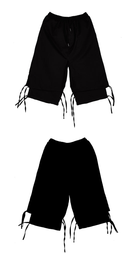 Pantalones Cortos Cropped de Doble Capa - Image 9