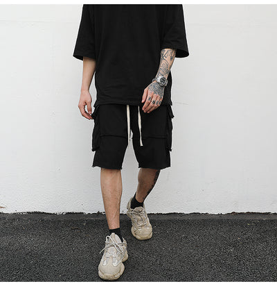 Shorts Cargo Talla Grande con Detalles Rotos - Comodidad Urbana - Image 16
