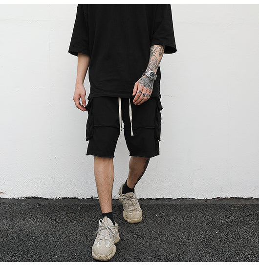 Shorts Cargo Talla Grande con Detalles Rotos - Comodidad Urbana - Image 16