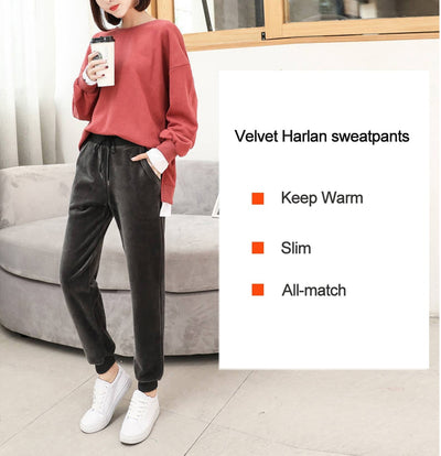 Pantalones Joggers de Lana y Cachemira para Invierno - Cómodos y Cálidos - Image 9