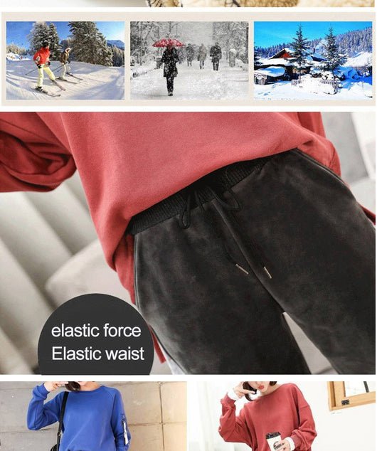 Pantalones Joggers de Lana y Cachemira para Invierno - Cómodos y Cálidos - Image 12