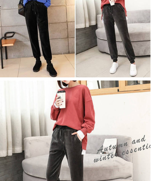Pantalones Joggers de Lana y Cachemira para Invierno - Cómodos y Cálidos - Image 13