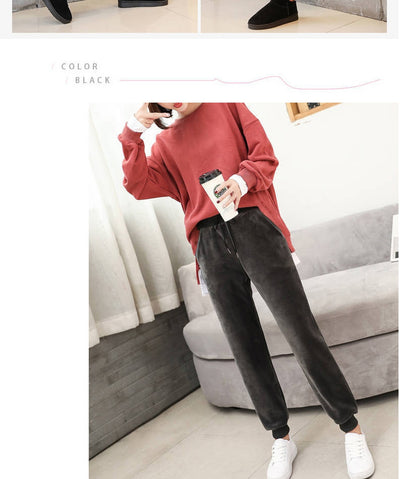 Pantalones Joggers de Lana y Cachemira para Invierno - Cómodos y Cálidos - Image 16