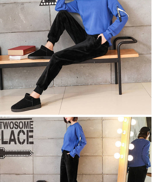 Pantalones Joggers de Lana y Cachemira para Invierno - Cómodos y Cálidos - Image 20