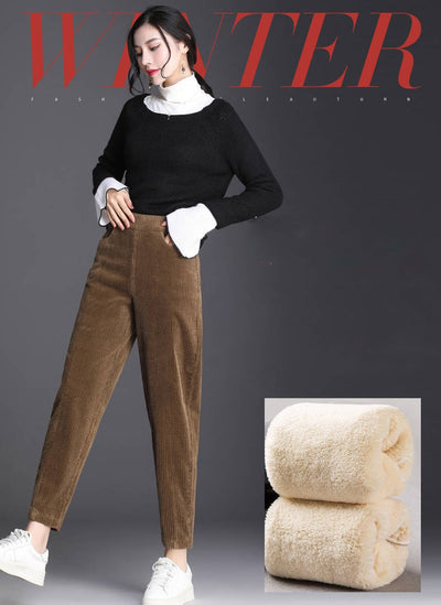 Pantalones Joggers de Lana y Cachemira para Invierno - Cómodos y Cálidos - Image 24