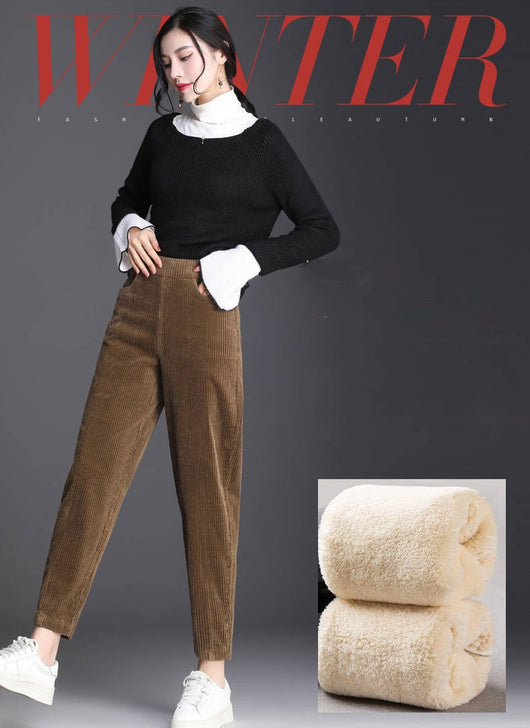 Pantalones Joggers de Lana y Cachemira para Invierno - Cómodos y Cálidos - Image 24