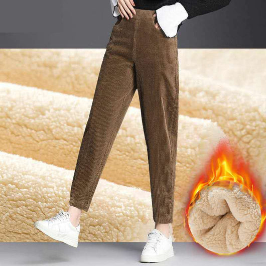 Pantalones Joggers de Lana y Cachemira para Invierno - Cómodos y Cálidos - Image 27