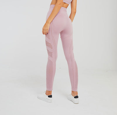 Pantalones Yoga Ajustados Sin Costuras - Diseño Deportivo de Alta Elasticidad - Image 12