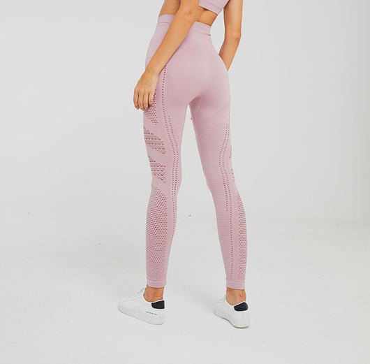 Pantalones Yoga Ajustados Sin Costuras - Diseño Deportivo de Alta Elasticidad - Image 12