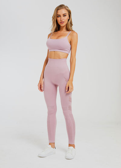 Pantalones Yoga Ajustados Sin Costuras - Diseño Deportivo de Alta Elasticidad - Image 14