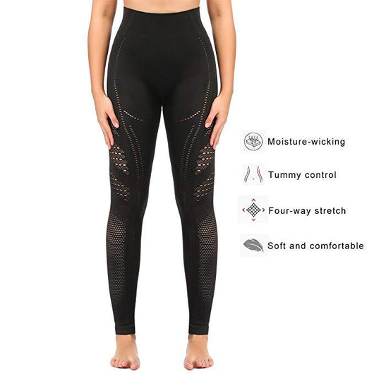 Pantalones Yoga Ajustados Sin Costuras - Diseño Deportivo de Alta Elasticidad - Image 19
