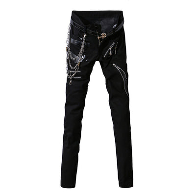 Pantalones de Cuero PU con Tachuelas - Image 5