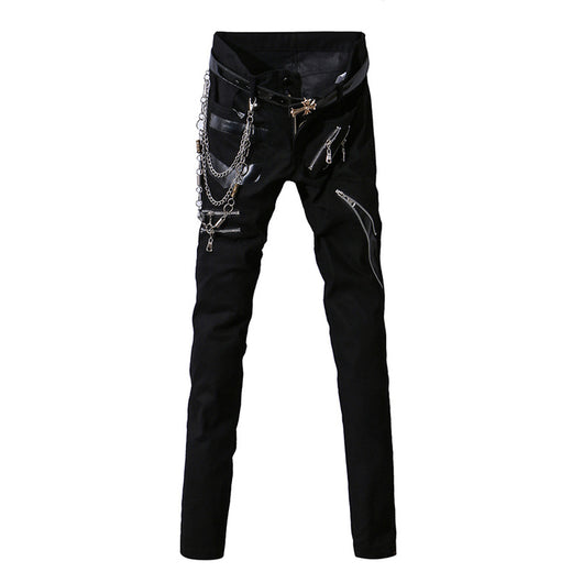 Pantalones de Cuero PU con Tachuelas - Image 5