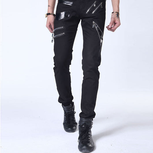 Pantalones de Cuero PU con Tachuelas - Image 8