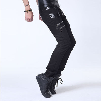 Pantalones de Cuero PU con Tachuelas - Image 9