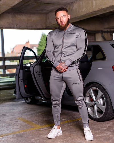 Conjunto Deportivo Hombre: Cardigan y Leggings Running Ajustado - Image 9